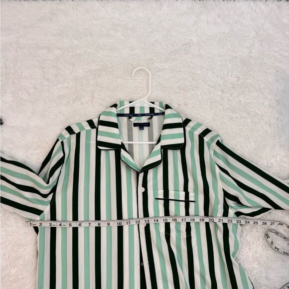 Katie Kime Retro Striped Button-Up Pajama Top Size L - Picture 7 of 9